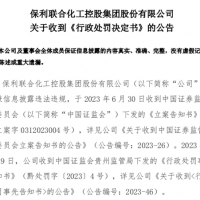 曾花近8億買(mǎi)下儲(chǔ)量超億噸大礦的央企因虛增利潤(rùn)被罰955萬(wàn)！